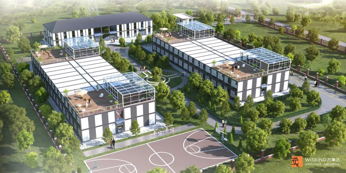 
Rock wool Sandwich panel prefab house 