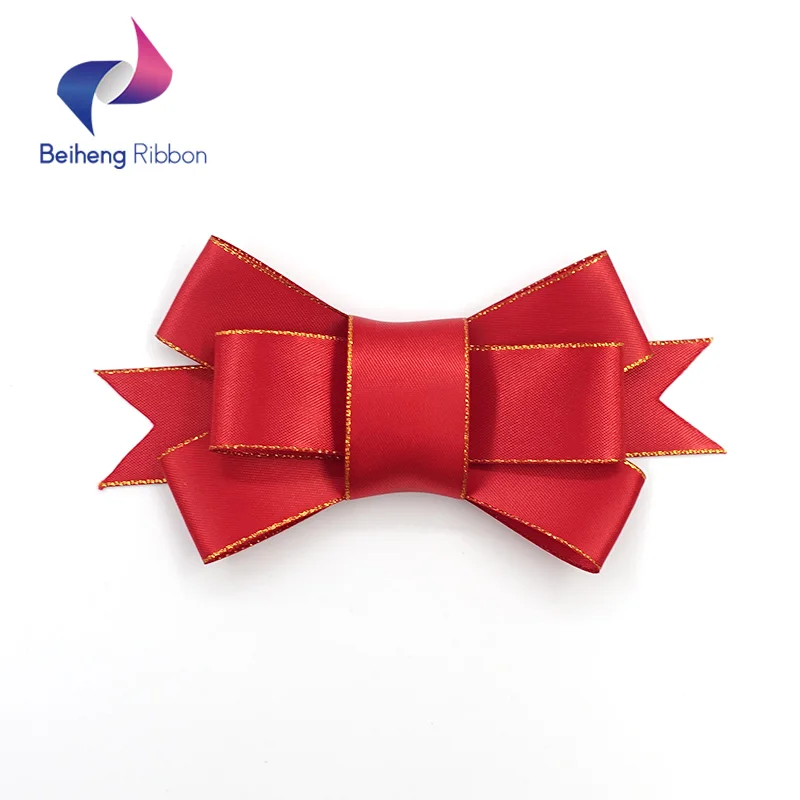 Wholesale Professional Handmade Satin Ribbon Gift Bow For Gift Packing Decoration