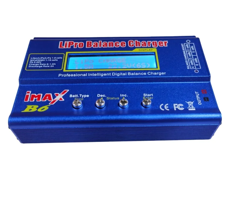 latest new design competitive price bule 12 v professional small size RC lipo battery charger