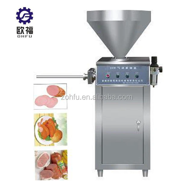 Automatic Commercial Vacuum Sausage industrial commercial Meat product making machine sausage stuffer with twisting function