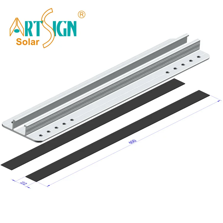 Art sign Top selling rack Modern designs solar structure solar mounting support pv brackets mini rail 07