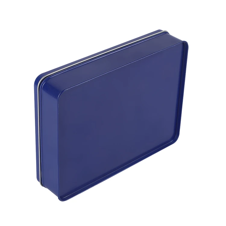 Customize custom printed tin box metal cookie tin can box jar metal cans with lids