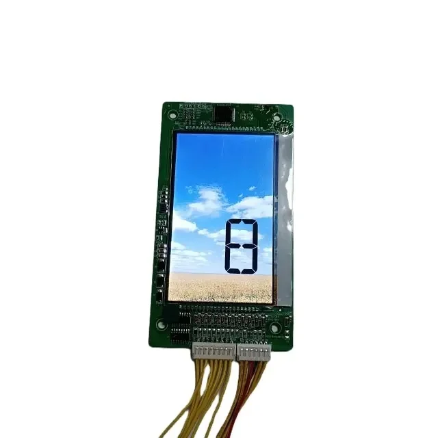 Elevator Spare Parts Colour Background 4.3 inch Lcd Display For lift customer Fixed indicator False color