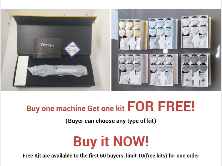 OEM/ODM rechargeable co2 oxygenation skin care oxigen facial machine with Free co2 bubble capsules pods & Gels