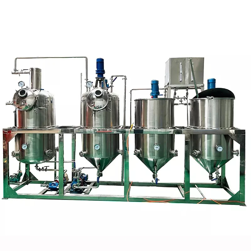 Waste oil recycling to diesel engine oil refining machine
