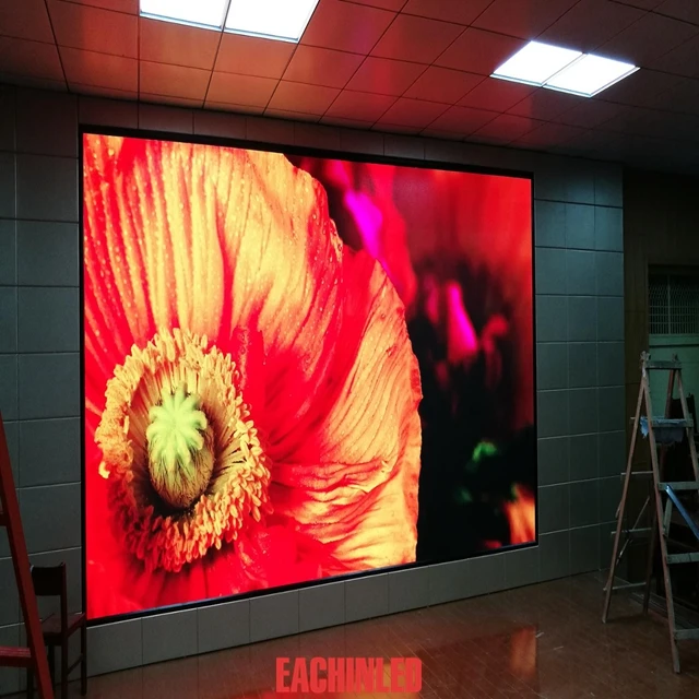 High brightness Advertising  P1.86 P2 P2.5  rgb  front service Interior full color Indoor large led Screen