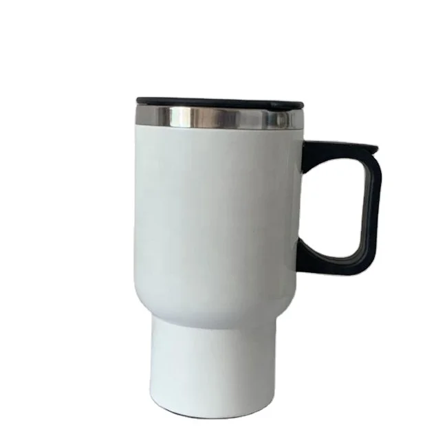 17oz Sublimation Classical flask travel mug with handle stainless steel mug plastic handle for  bottle