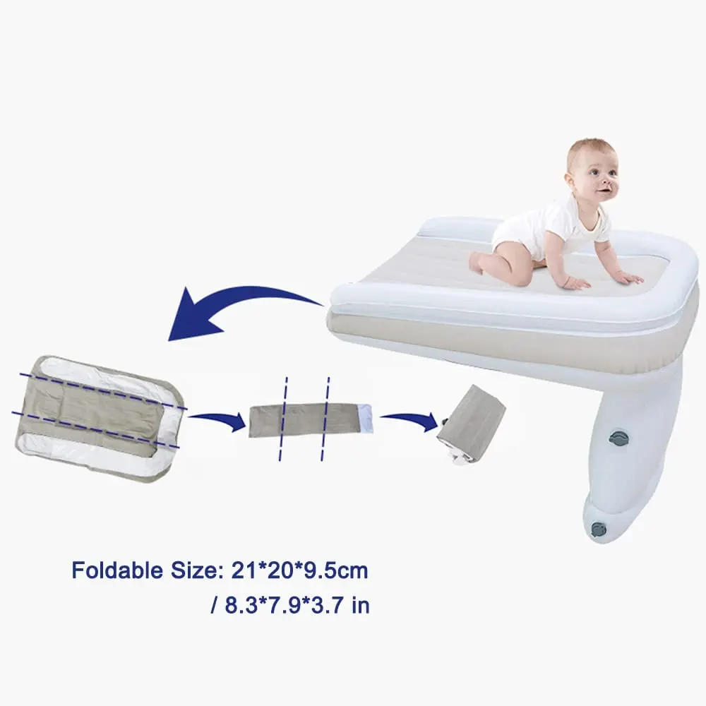 Inflatable Airplane Bed for Toddler Travel Baby Bed On Airplane And Car