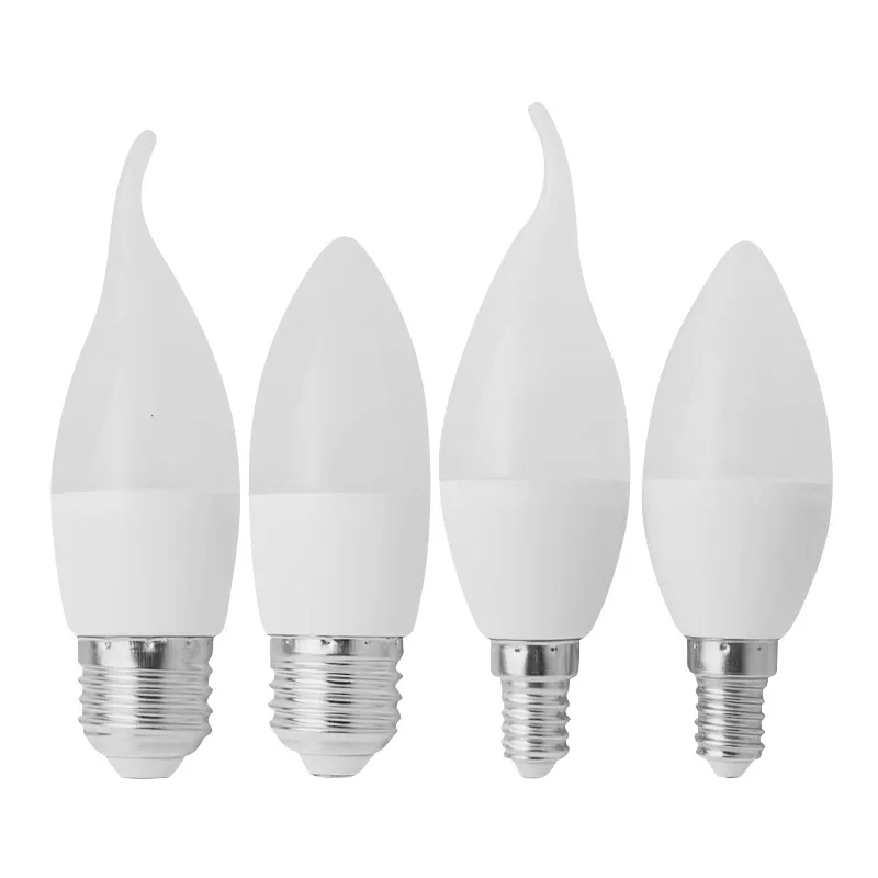 Candle E14 27 led bulb light