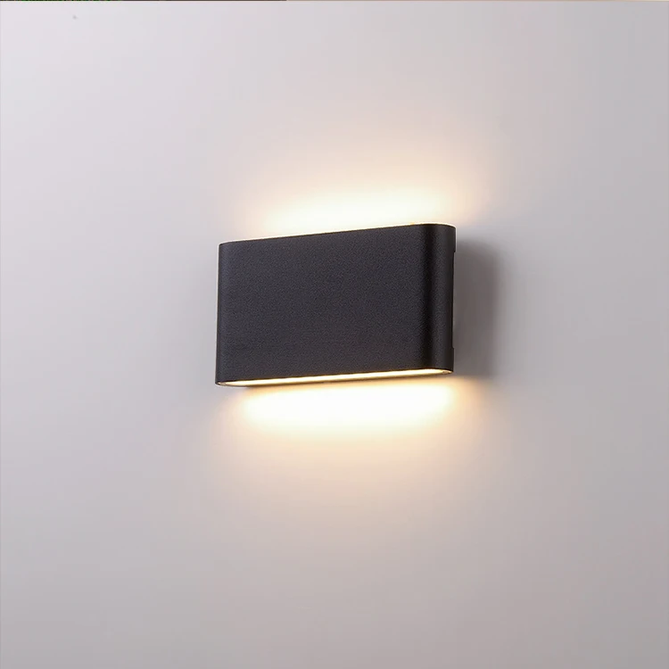 Modern Nordic Up and Down Aluminum Decorate Wall Indoor Bedroom Wall Light Led Waterproof IP65 Outdoor Wall Lamps Fixture
