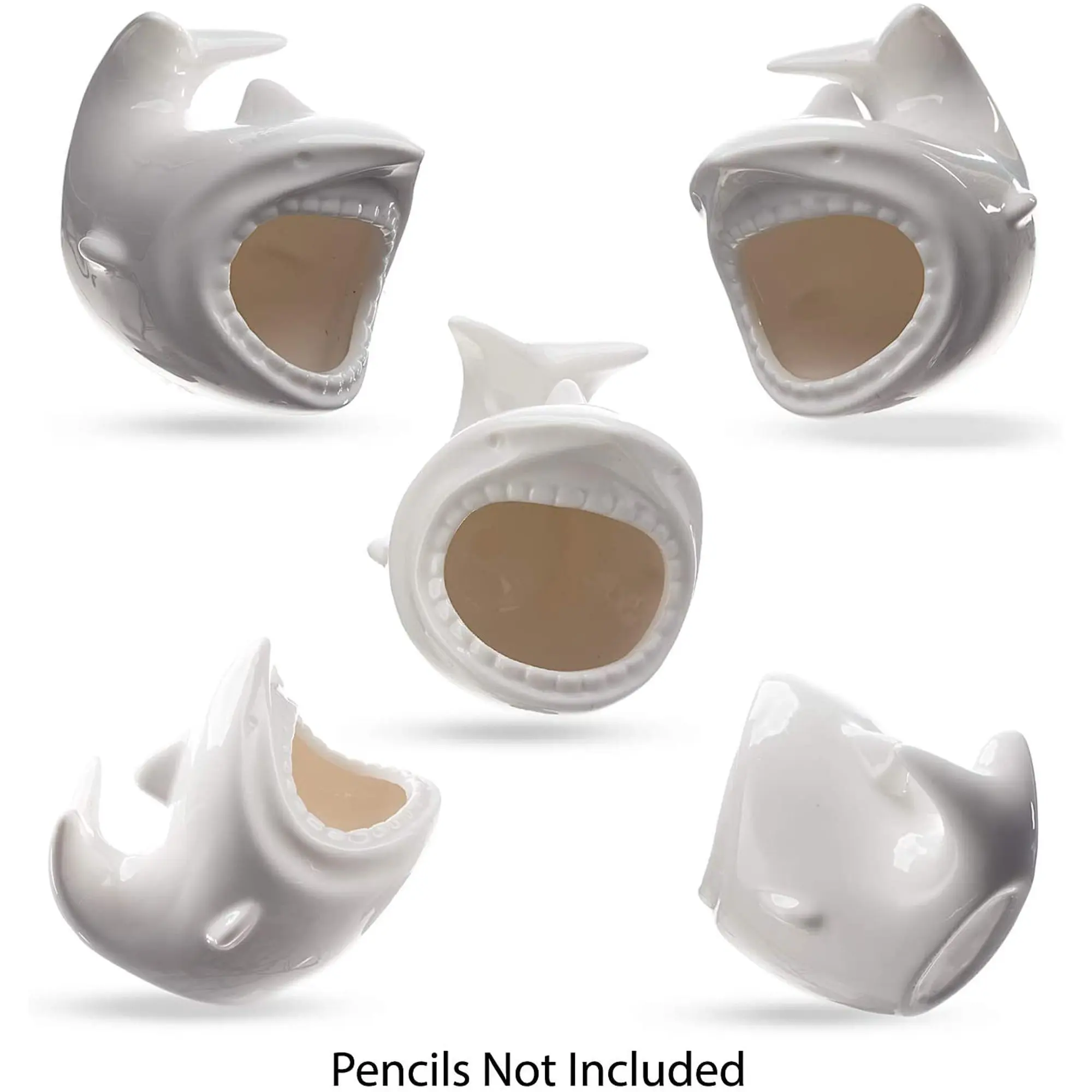 Держатель для ручек керамическая чашка карандашей милый держатель в форме акулы органайзер