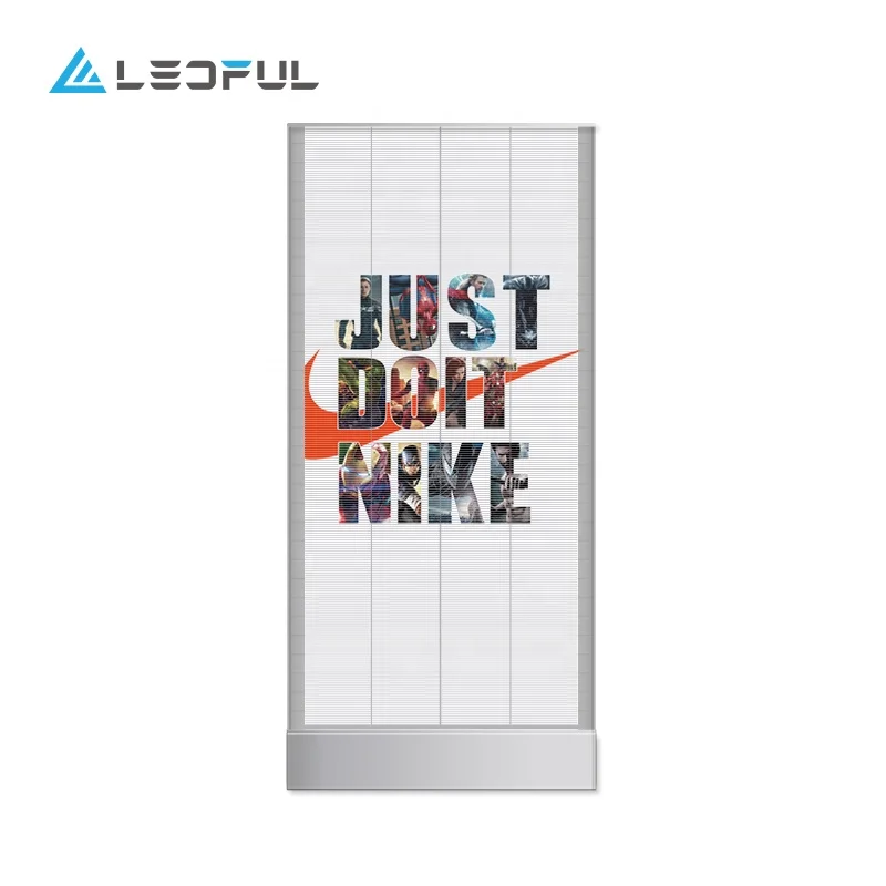 transparent curtain mesh  pakistan advertising led display screen transparent