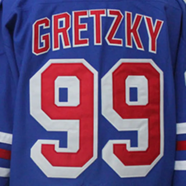 New York ice hockey jersey GRETZKY all stitched retro American hockey League