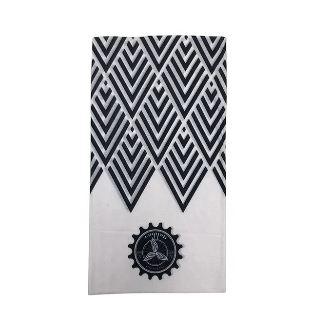 Promotional Cheap Seamless Polyester Customized Logo  Bandana