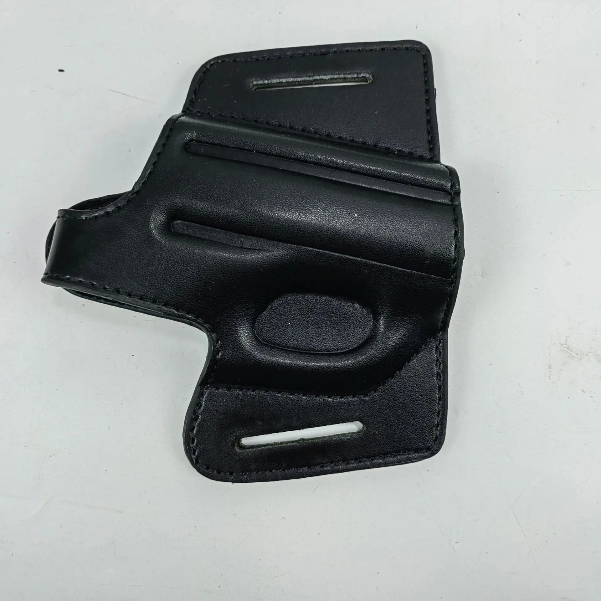 64/77/92 Round full holster Real cowhide plainclothes tactical duty waist press mold quick holster