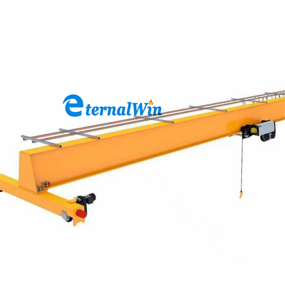 Overhead crane 5 ton single girder beam electric overhead  crane  price