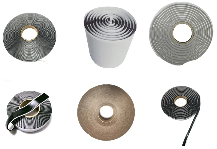 2mm thickness butyl tape for  Waterproof double side Butyl rubber Butyl Rubber circle Adhesive Tape