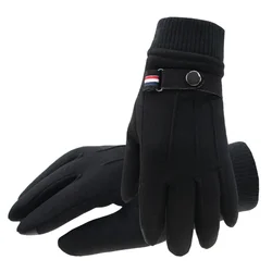 Hot Sale Winter Suede Warm Gloves Outdoor Ski Gloves In Winter New Design Woman Hand Thickening Gloves