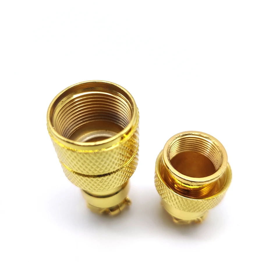 Manufacturer IP67 Waterproof GX16 Aviation Circular Cable Connector AC DC Male Female Plug Socket Gold Coated 4P 5P for Power