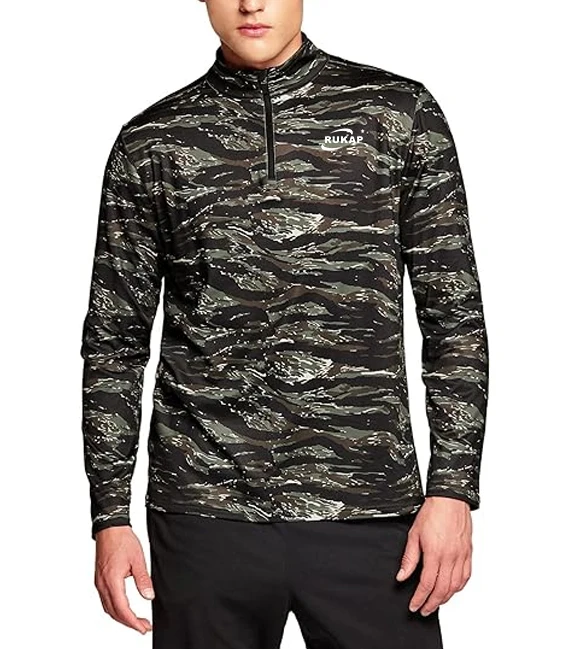 OEM Custom Logo Color Regular Fit Pullover 1/4 Zip Hoodie Lightweight Waterproof 100% Polyamide Outdoor Jacket for Men