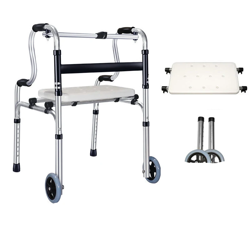old people elderly walker Walking aid with wheels