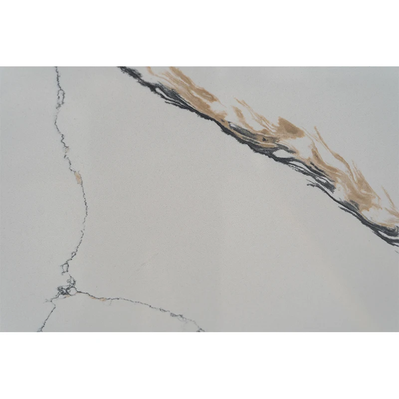 Low price engineered quartz stone surface for bedroom floor and Dinning table Quartz Stone