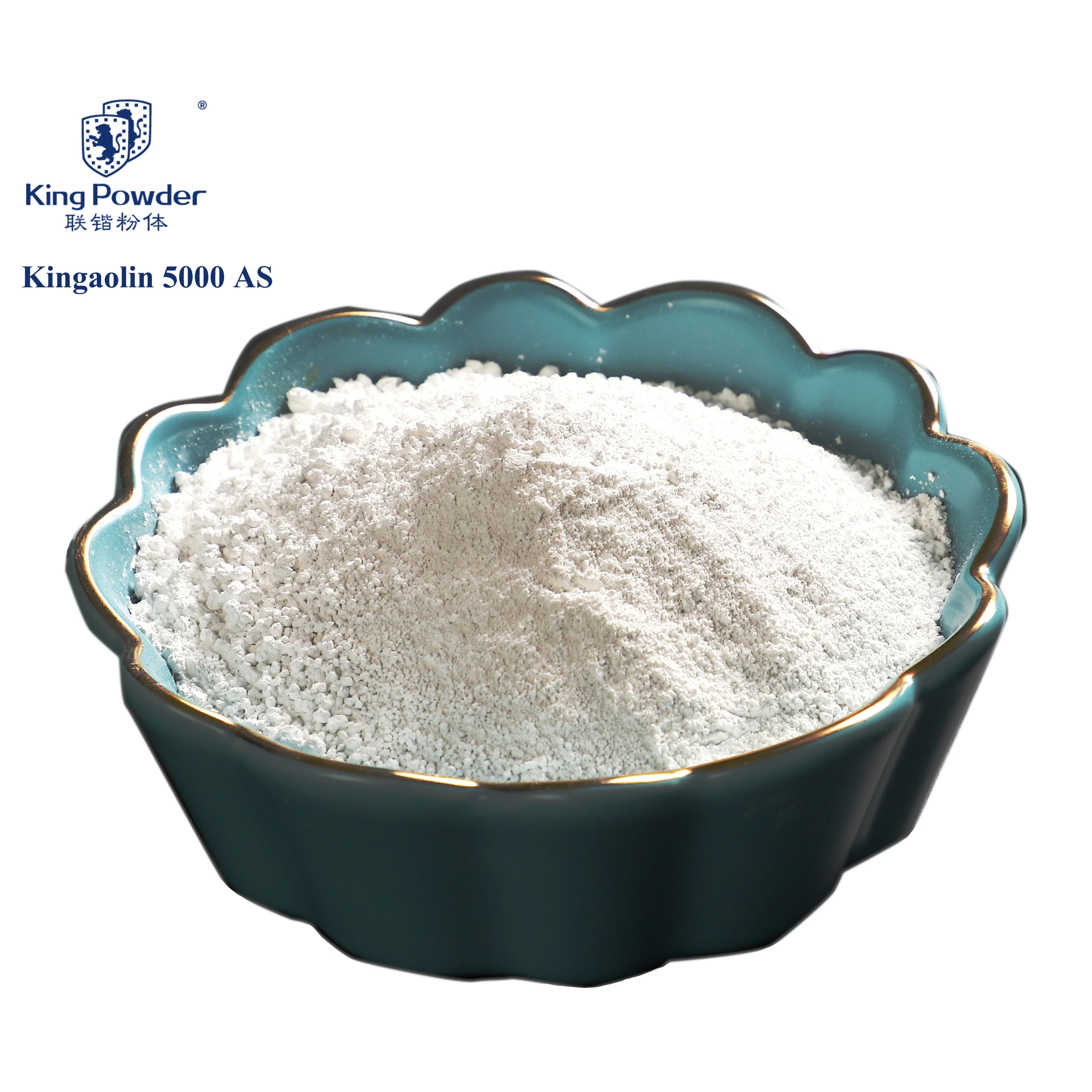 Kingaolin 5000 AS white kaolin clay powder for cosmetics kaolin powder calcined kaolin
