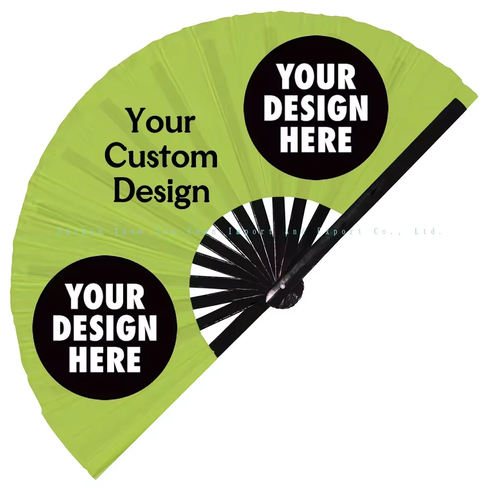 Высококачественные портативные складные вееры с логотипом на заказ