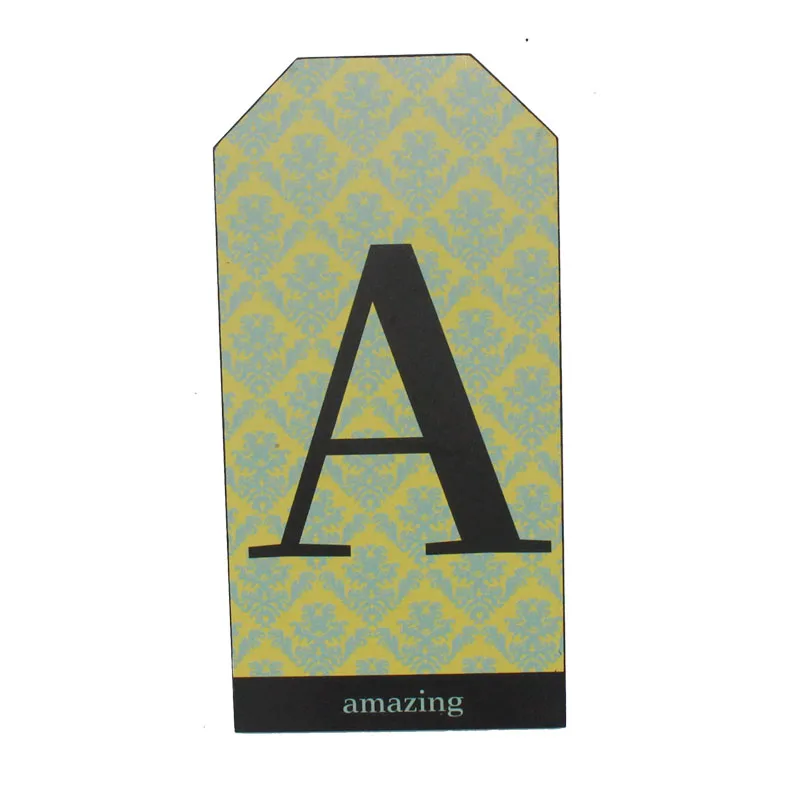 Custom wood to decor DIY Wooden plaques printed letters hanging on wall for festival and home decor