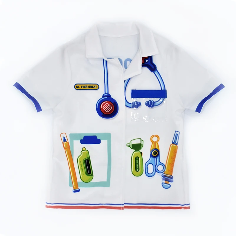 Halloween Uniform Nurse Outfits Children Party Cosplay Costume Doctor Role Play Costume For Kids Girl