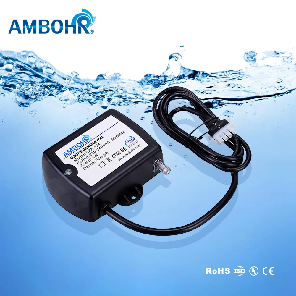 AMBOHR SPA-124 Portable Home Spa Ozone Water Purifier Ozone Generator For Water Treatment Appliances