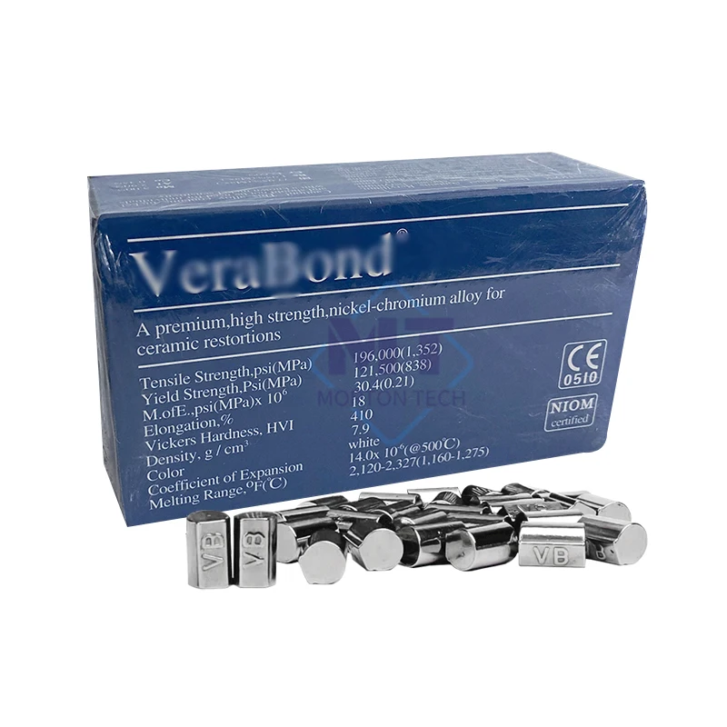 VB nickel chromium beryllium alloy Ceramic alloy VeraBond with Be/Dental alloy/Dental VeraBond