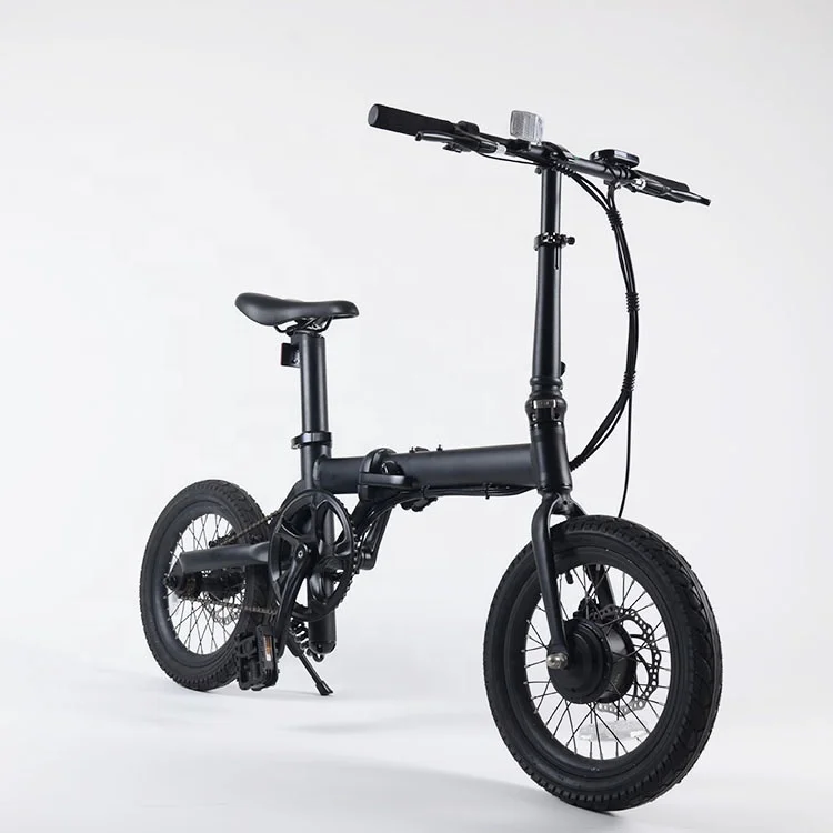 16 inch mini fast speed electric cycle e bike basikal elektrik with two spokes wheel
