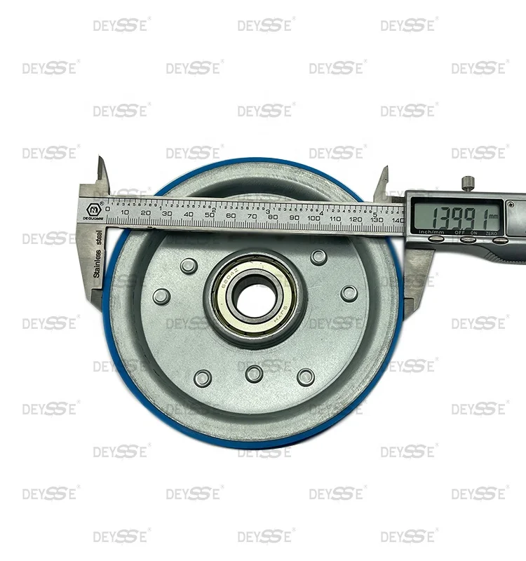 Elevator Parts OEM JO265AB1 Door Rope Roller Size 140*20mm Bearing 6204Z