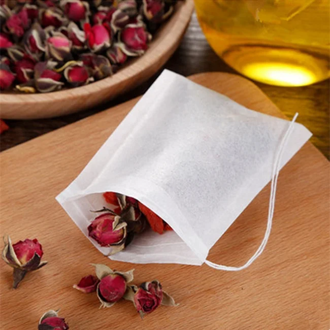 Unbleached Disposable Empty Tea Bag Loose Leaf Tea Infuser Hemp filter paper Tea Filter Bags wholesale