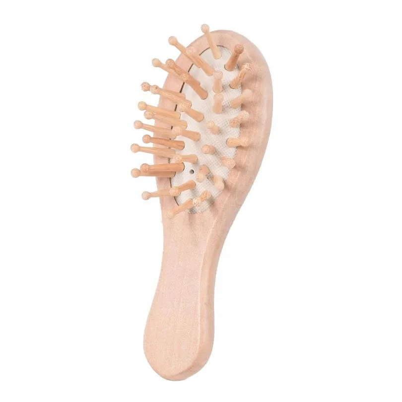 Soft comb Wood Hair Brush Air bag Brush Hair Straightener Wood Brush For Hair Denman