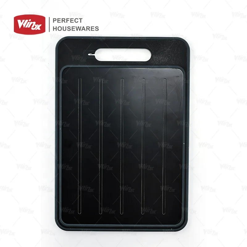 Fast Defrosting Frozen Foods Meat Fish Chicken Pork Defrosting Board Rapid Thawing Tray Happy Chopper Cutting Board