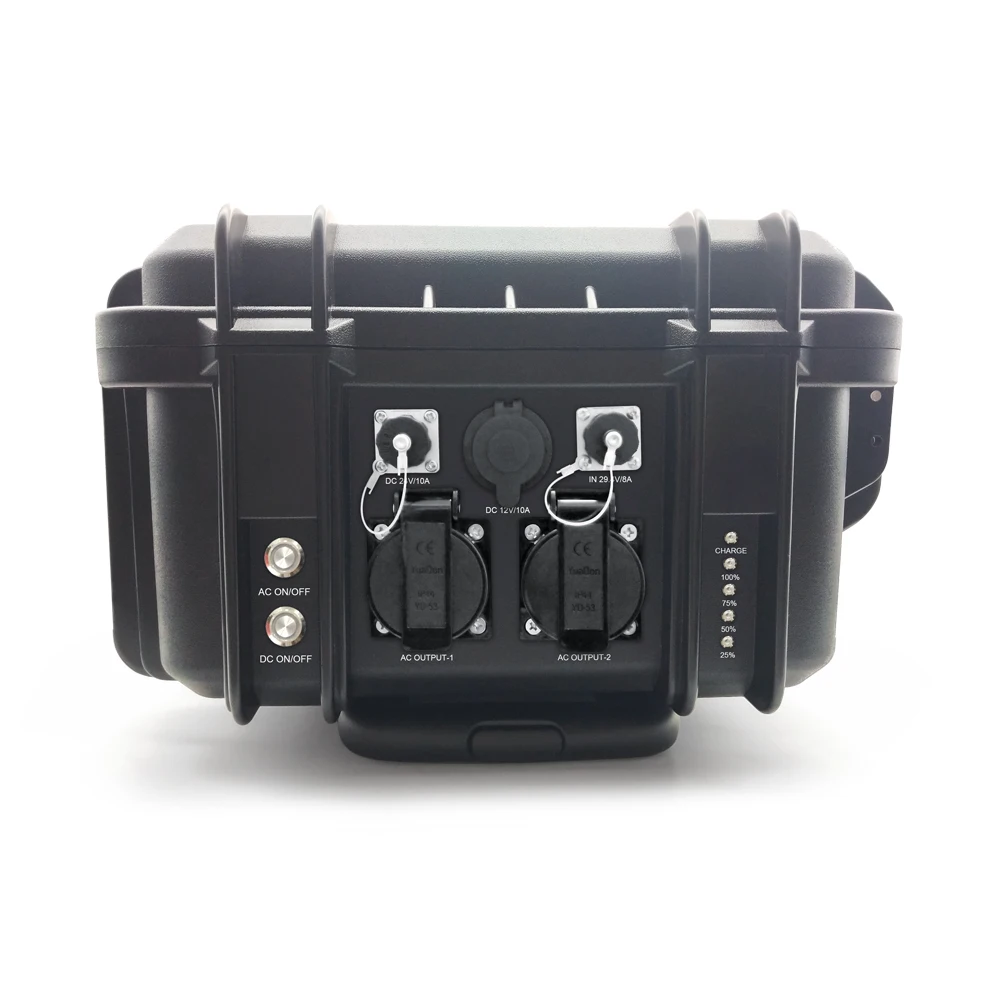 1500w solar power bank waterproof portable 220v battery power station Emergency power supply