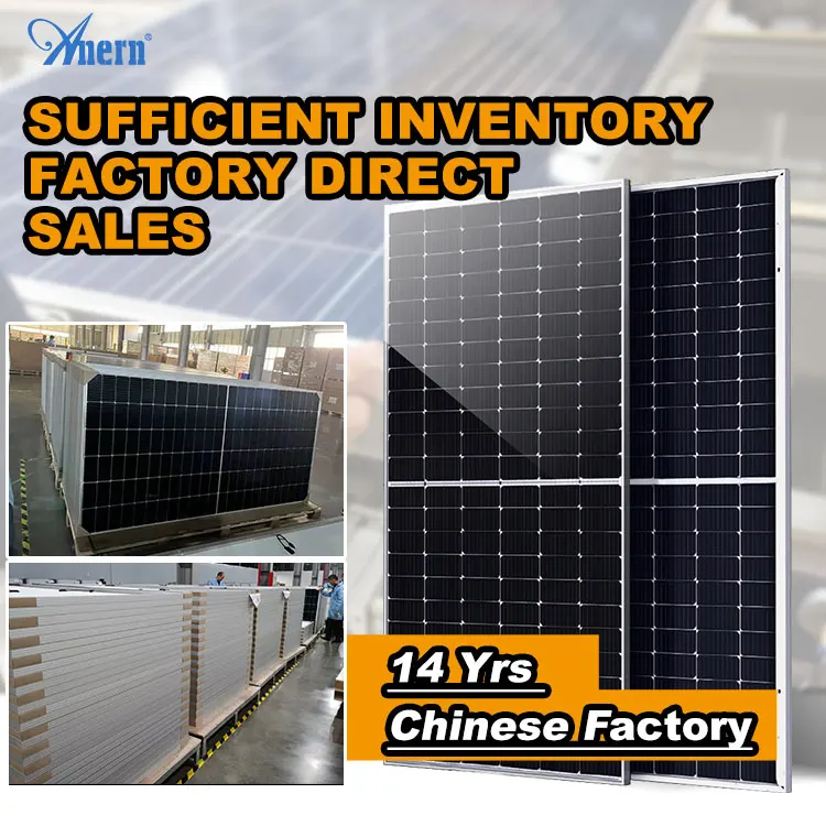 Anern 550 watt 1000 watt solar plate panel for home use