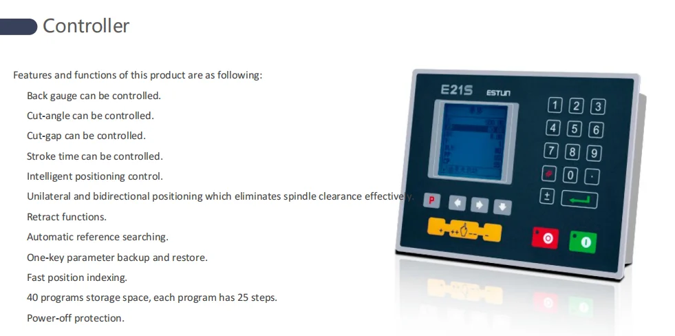 QC12Y/K 4X2500 Hydraulic Swing Beam Metal Shearing Machine/Sheet Cutter Machine CNC Shearing Machine with E21S controller