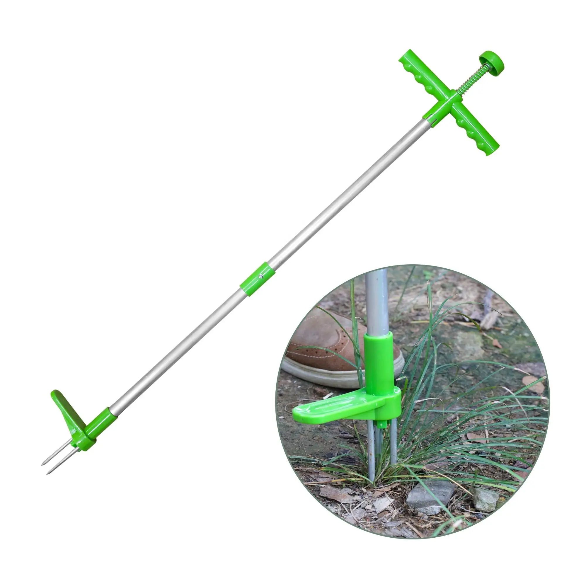 Long Handle Weed Remover Durable Garden Lawn Weeder Outdoor Yard Grass Root Puller Tools Garden Planting Elements