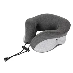 Outdoor Ergonomic Soft Slow Rebound Space Massage Memory Foam Solid Neck Cervical Healthcare U Shape Neck Travel Pillow