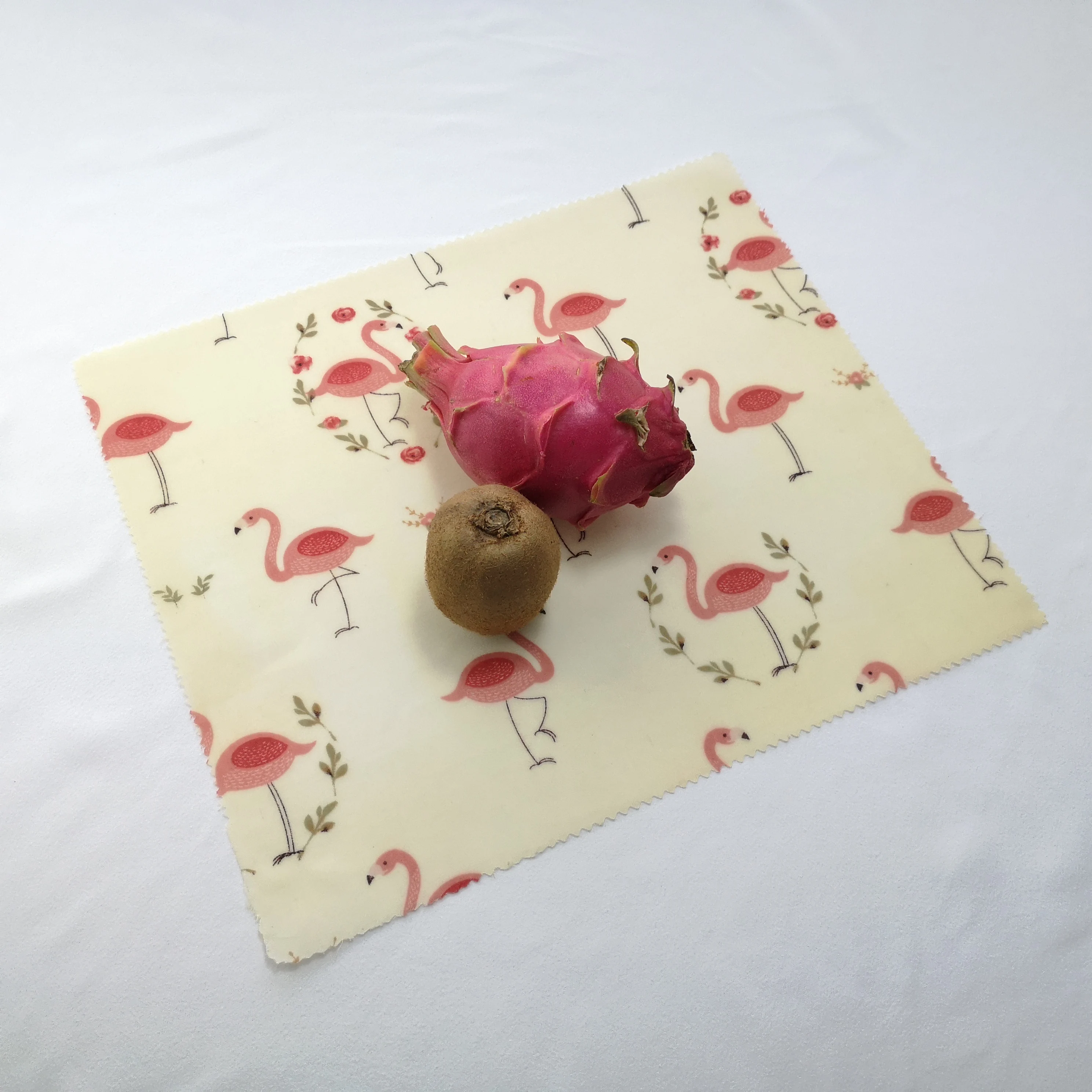 Sandwich Lunch Bags hot Selling Biodegradable Natural Organic Cotton Fabric Beeswax reusable Food Wraps