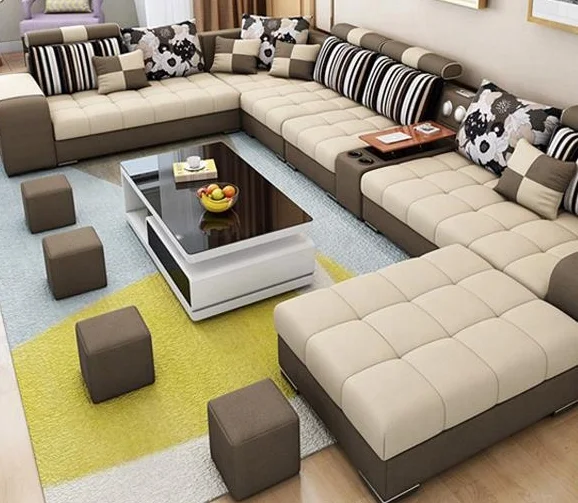 Wholesale Smart Couch Living Room Sofas Luxury Sofa Set 7 Seater Sala Set Living Room Furniture