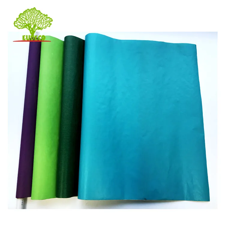 
100% Recycled 40 / 50 / 70 Brown Gsm Kraft Paper Roll For Gift Wrapping And Flower Packaging 