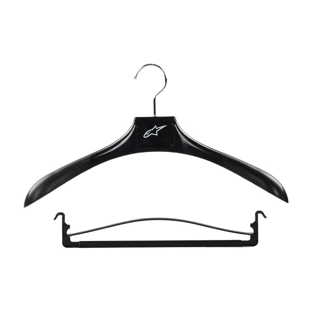 10Kg bearable ABS brand logo plastic heavy duty diving suit hanger with pants bar