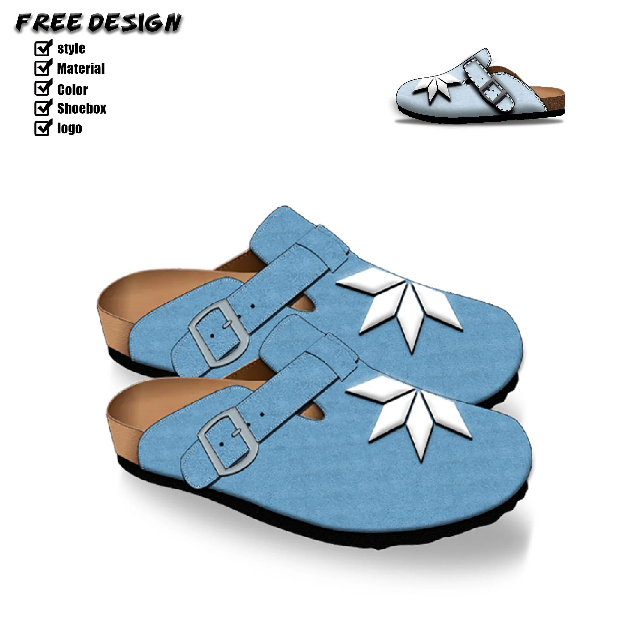 Шлепанцы на плоской подошве с индивидуальным логотипом