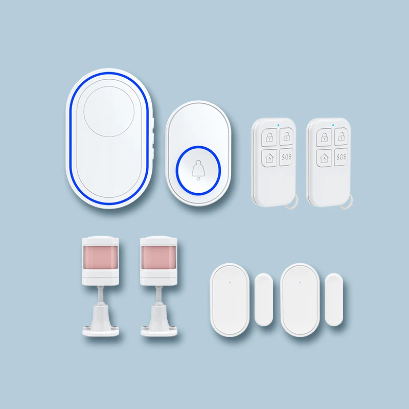 Умный дверной звонок Tuya Home 1 кольцо звуковая и электрическая вспышка работает с