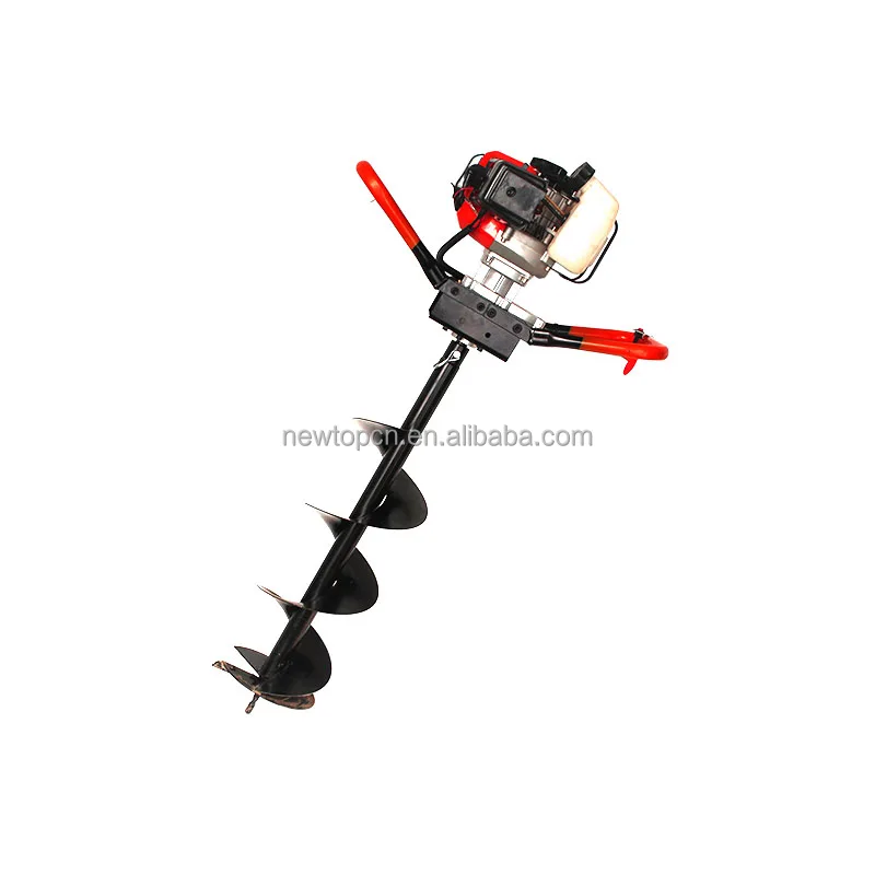 Профессиональный 52cc двойной ручной земляной сверлильный станок