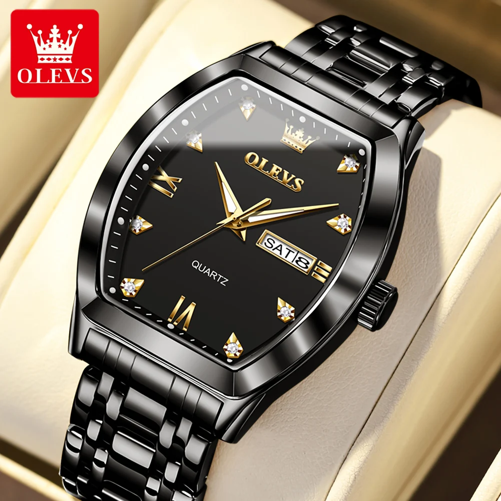 OLEVS 5528 OEM custom Fashion Mens Waterproof Classic calendar  Sport Watches fashion Top Brand Luxury Quartz Watch for man